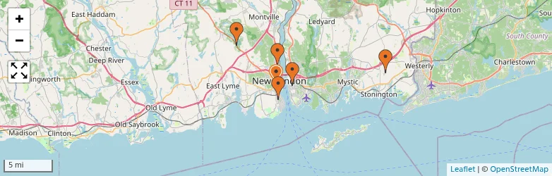 Related schools map