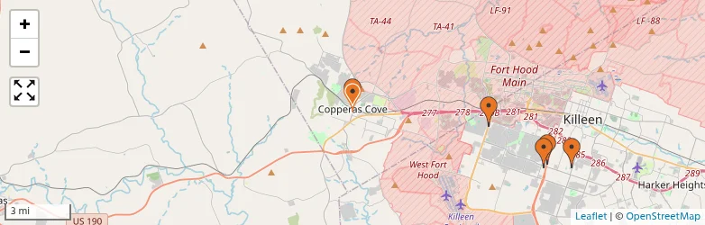 Related schools map