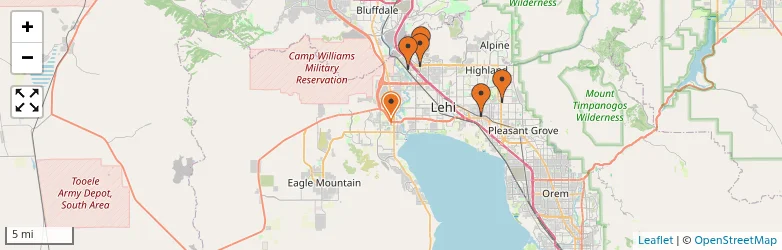 Related schools map