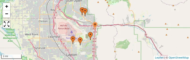 Related schools map