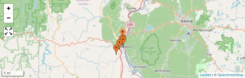 Related schools map