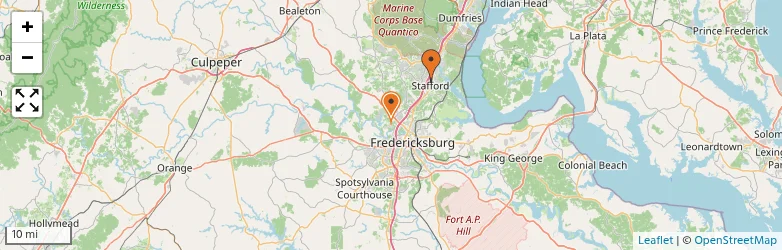 Related schools map