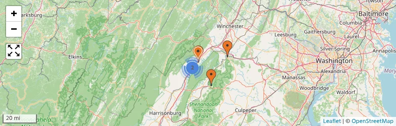 Related schools map