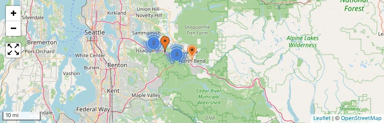 Related schools map