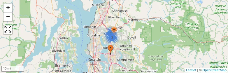 Related schools map