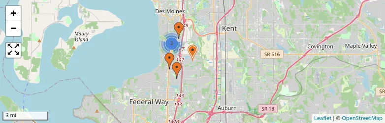 Related schools map