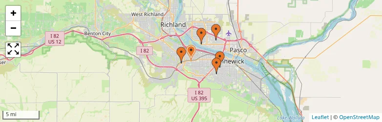 Related schools map