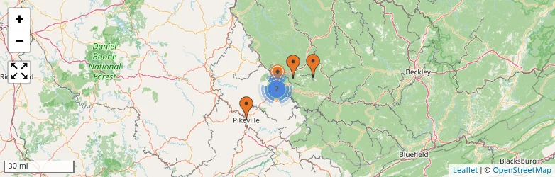 Related schools map