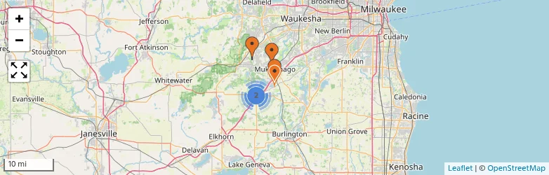 Related schools map