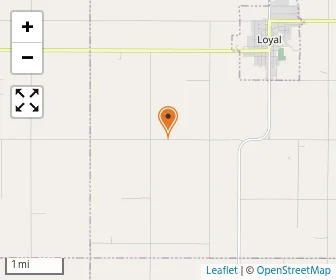 Map of Pine Ridge Amish School