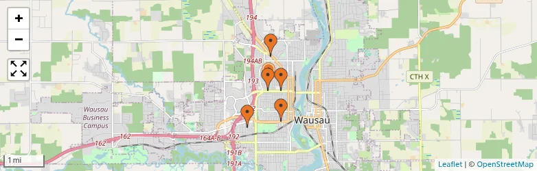 Related schools map