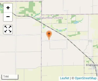 Map of Pleasant Ridge Amish School