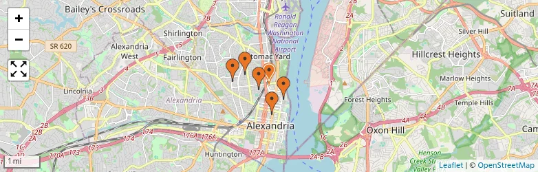 Related schools map