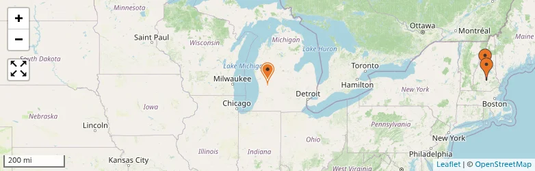 Related schools map