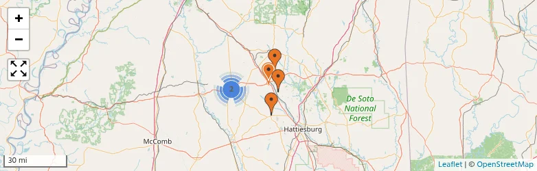 Related schools map