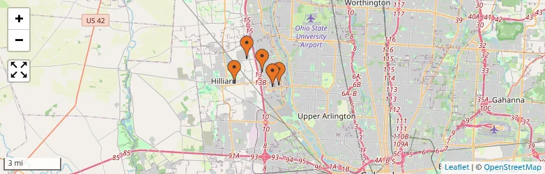 Related schools map