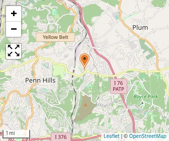 Map of East Pittsburgh KinderCare