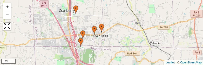 Related schools map