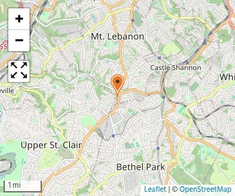 Map of KinderCare of Mt. Lebanon