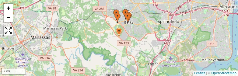 Related schools map