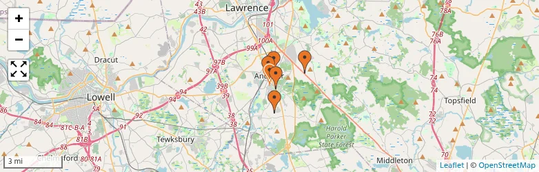 Related schools map
