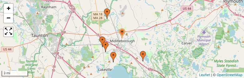 Related schools map