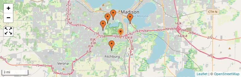 Related schools map