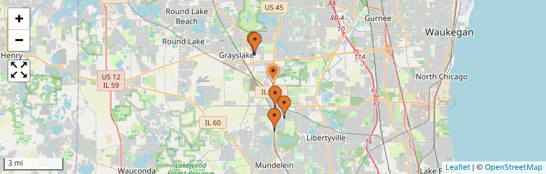 Related schools map