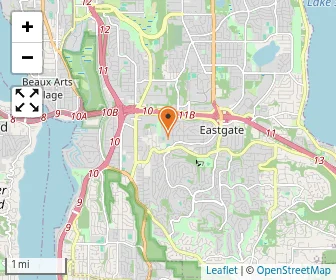 Map of United Seattle&bellevue Korean School Bellevue Campus