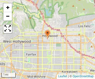 Map of California University Fce