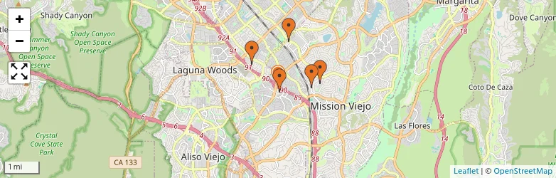 Related schools map