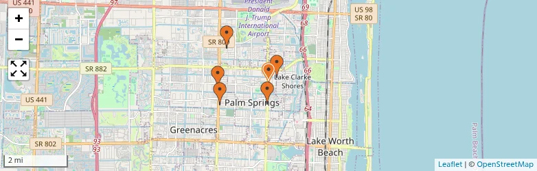 Related schools map