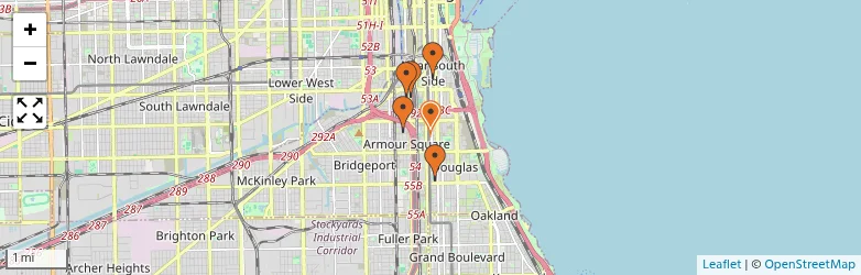 Related schools map