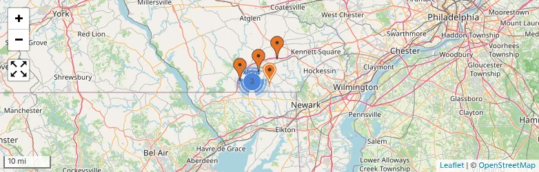 Related schools map