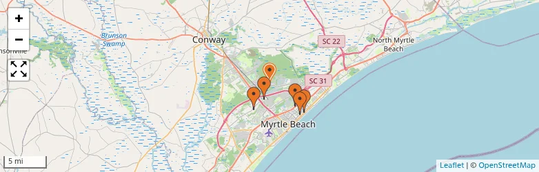Related schools map