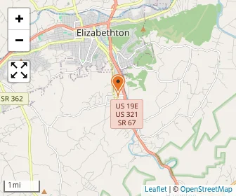 Map of Elizabethton Academy