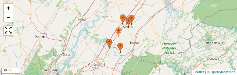 Related schools map
