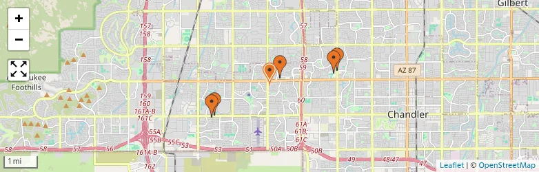 Related schools map