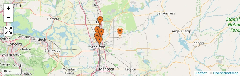 Related schools map