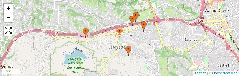 Related schools map