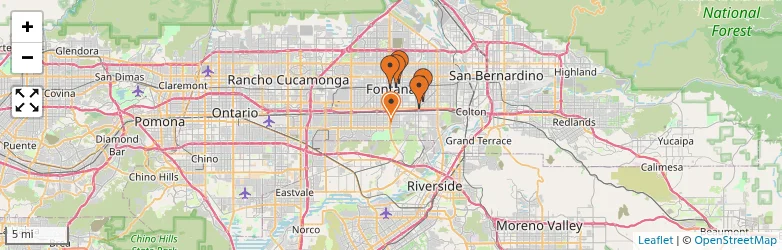 Related schools map
