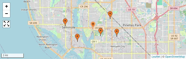 Related schools map