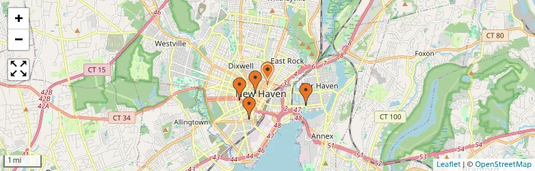 Related schools map
