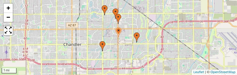 Related schools map