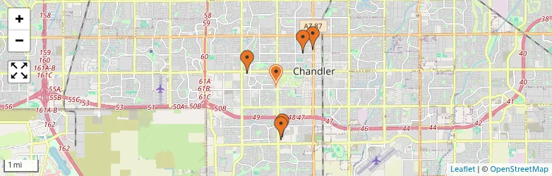 Related schools map