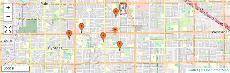 Related schools map