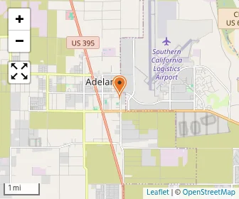 Map of Bright Futures Academy - Adelanto