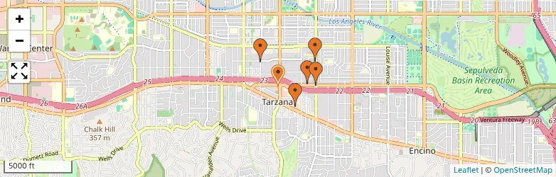 Related schools map