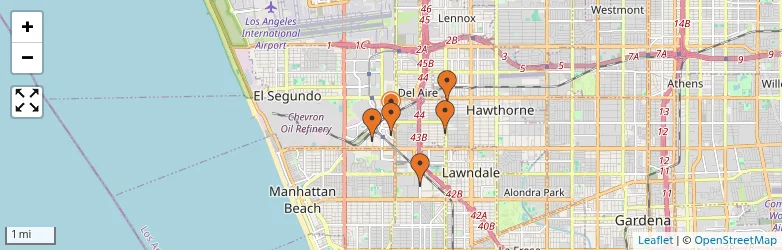 Related schools map