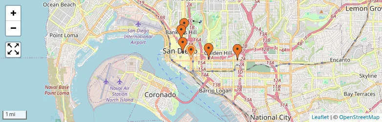 Related schools map